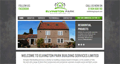 Desktop Screenshot of elvingtonpark.com